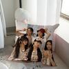 Kpop N-New-jeans Персонализированная наволочка-пыльник для подушки Спальня Детская вечеринка Украшение Наволочка День рождения Детский подарок