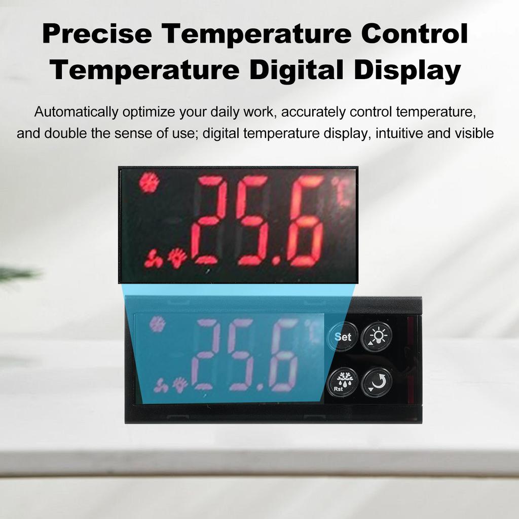 Микрокомпьютерный контроллер температуры ECS310 Цифровой термостат-регулятор с датчиком NTC