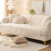 Light Luxury Dutch Plush Sofa Cushion Winter Fabric Thickened Anti Slip Plush Cover