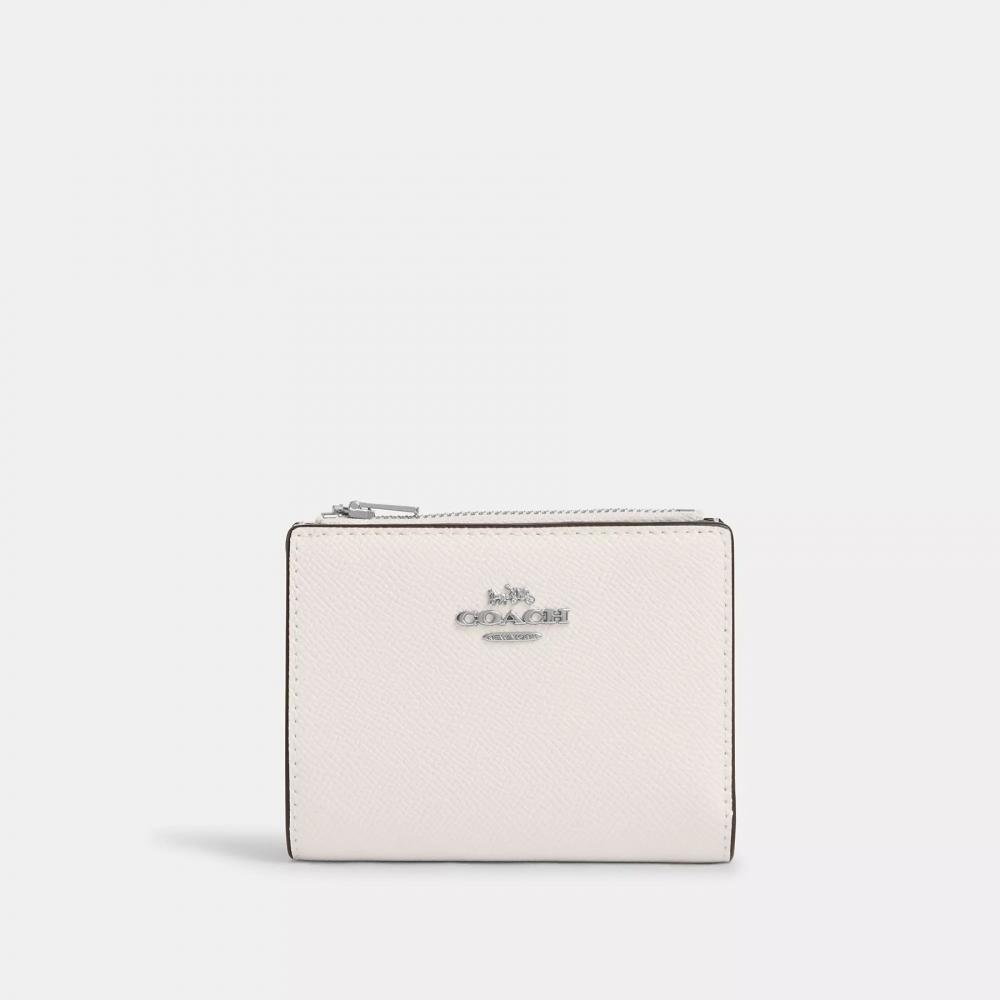 Coach Bifold Wallet Silver Chalk