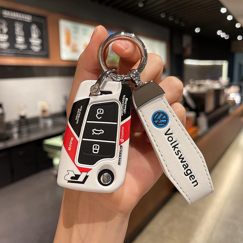 Чехол-брелок для ключа автомобиля в стиле VOLKSWAGEN VW Для VW Volkseagen Passat B8 Magotan Для Skoda Superb A7 Kodiaq Seat