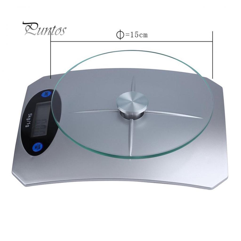 Бытовые 5 кг/1 г прецизионные весы для пищевых продуктов с ЖК-дисплеем