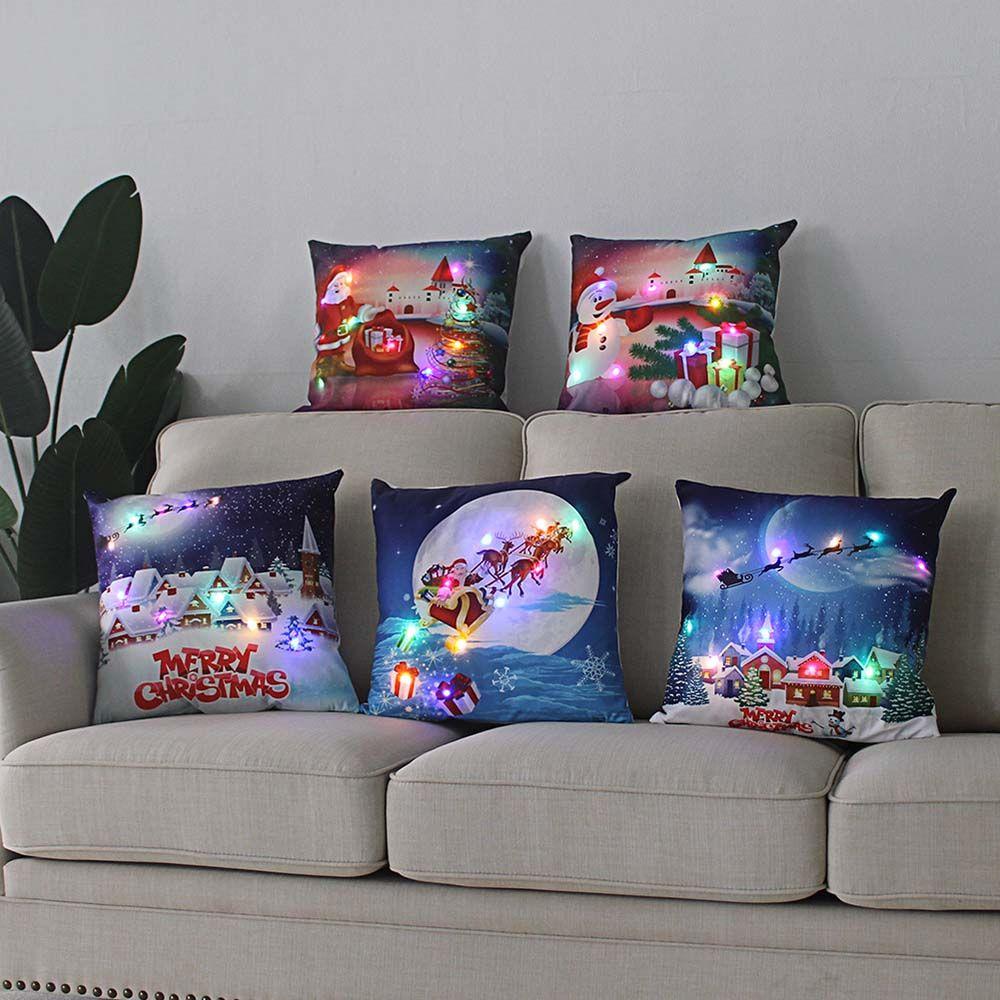 Home Decor For Home Living Room Throw Pillow Cover Pillow Case Cushion Cover Christmas Decoration
