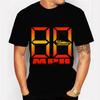 T Shirt for Men 88 Mph Back To The Future Print Men's Brand Tshirts Fashion T-shirt Casual Men's Clothing Tops Tee T Shirt Homme