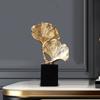 Ginkgo Leaf Statue Leaves Sculpture Table Centerpiece Decorations Plant Figurine Ornament Desktop