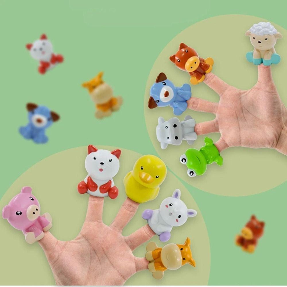 Color Sorting Animal Finger Puppets Early Education Toddler Learning Toys  Kids Toy