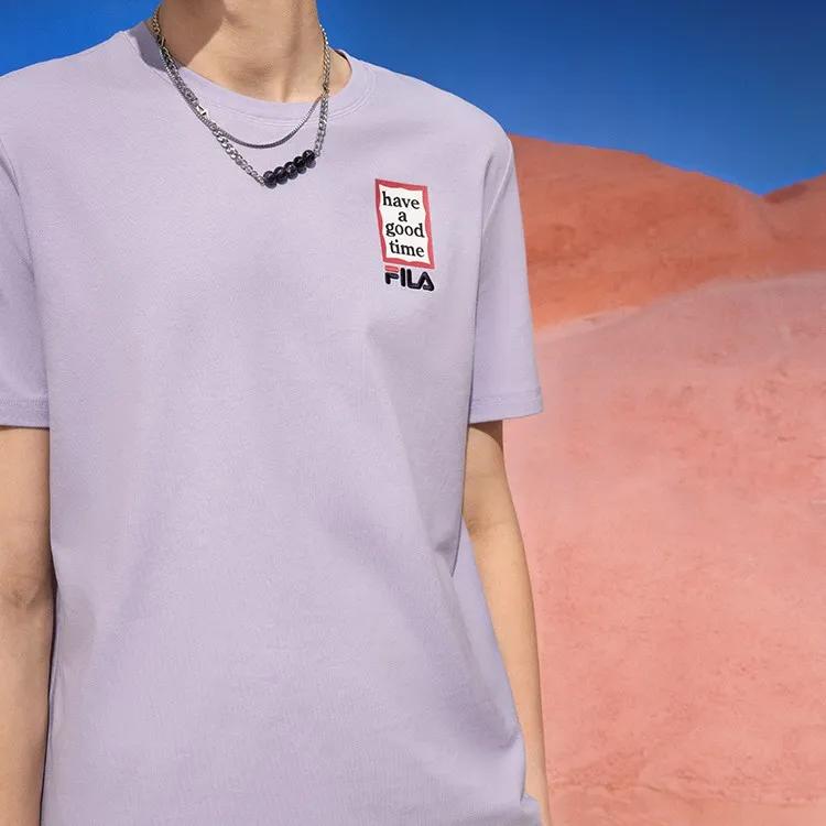 FILA HAGT T Shirt Unisex Fantasy Purple (Unisex) T-Shirts F11U229102F VT