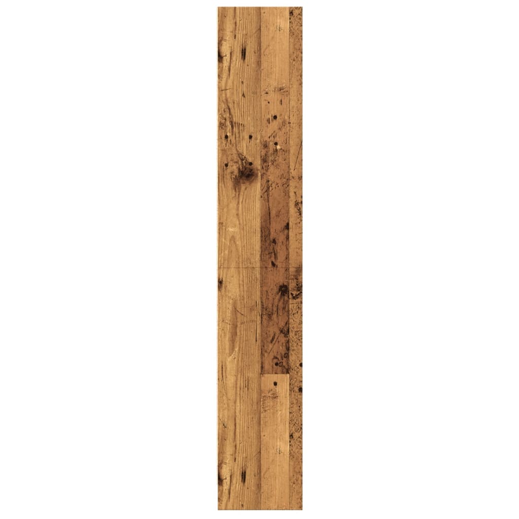Bookshelf Vintage Wood Look 60 x 24 x 143 cm Engineered Wood