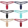 Men Micro Thongs Panties Stretchy Underwear Male Lingerie Shorts Low Waist Underpants Thong Straps G-string