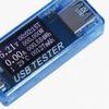 USB тестер ток напряжение емкость время мощность Вт температура дисплей USB вольтметр синий