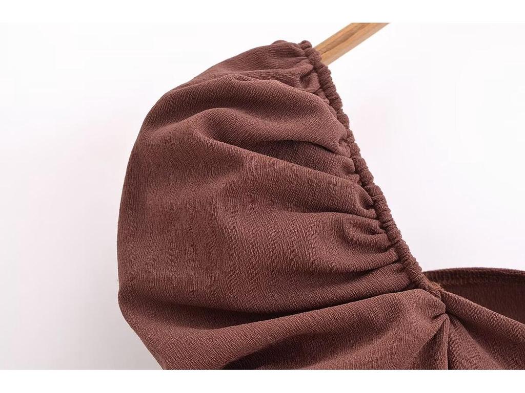 2025 Spring Fashion: Women's European & American Slim Stretch Pleated Dress