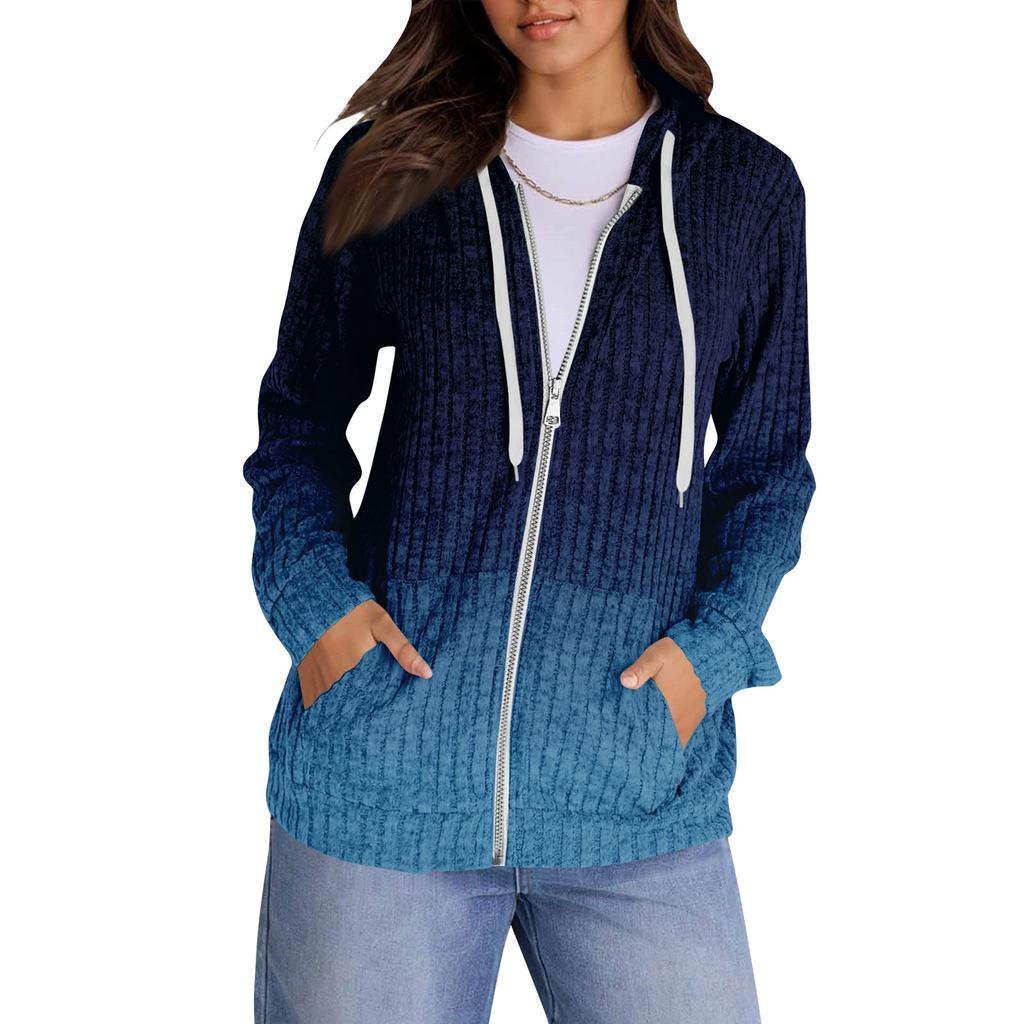Hoodies For Women Trendy Tops Casual Fall Fashion Long Sleeve Sweatshirt With Pockets Pullover Lightweight