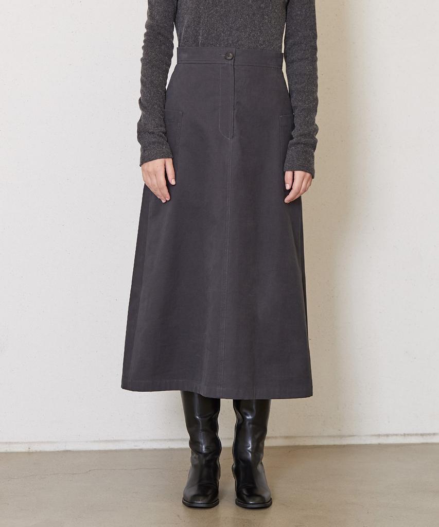 Jun By Jun K Cotton Flare Skirt_Smock