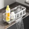 Detachable Partition Kitchen Sink Sponge Rack Moisture-proof Quick Dry Self-Draining Kitchen Sink Organizer