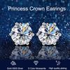 Kirin Palace D Цвет 5-8 мм муассанит бриллиантовые серьги-гвоздики простые серьги-гвоздики с шестью когтями для женщин стерлингового серебра 925 пробы подарок на помолвку