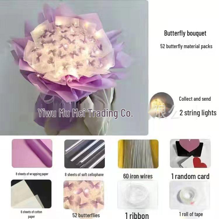 DIY Butterfly Bouquet Kit - Ideal Birthday or Valentine's Gift for Her