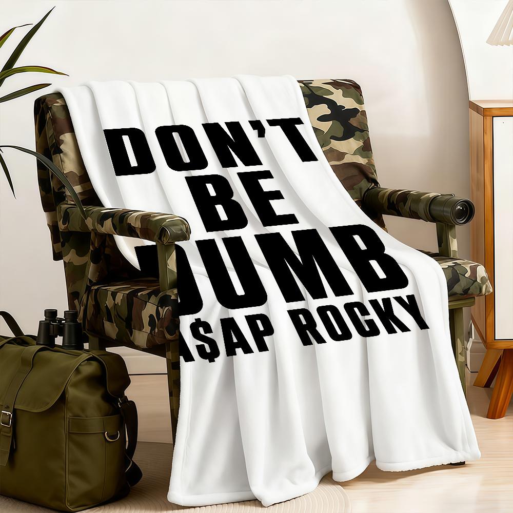 A-ASAPS-ES R-RockyS-ES Не Будь Глупым Плед Мягкий Теплый Пушистый Плед Супер Детские Игрушки Кровать Диван Машина Колыбель