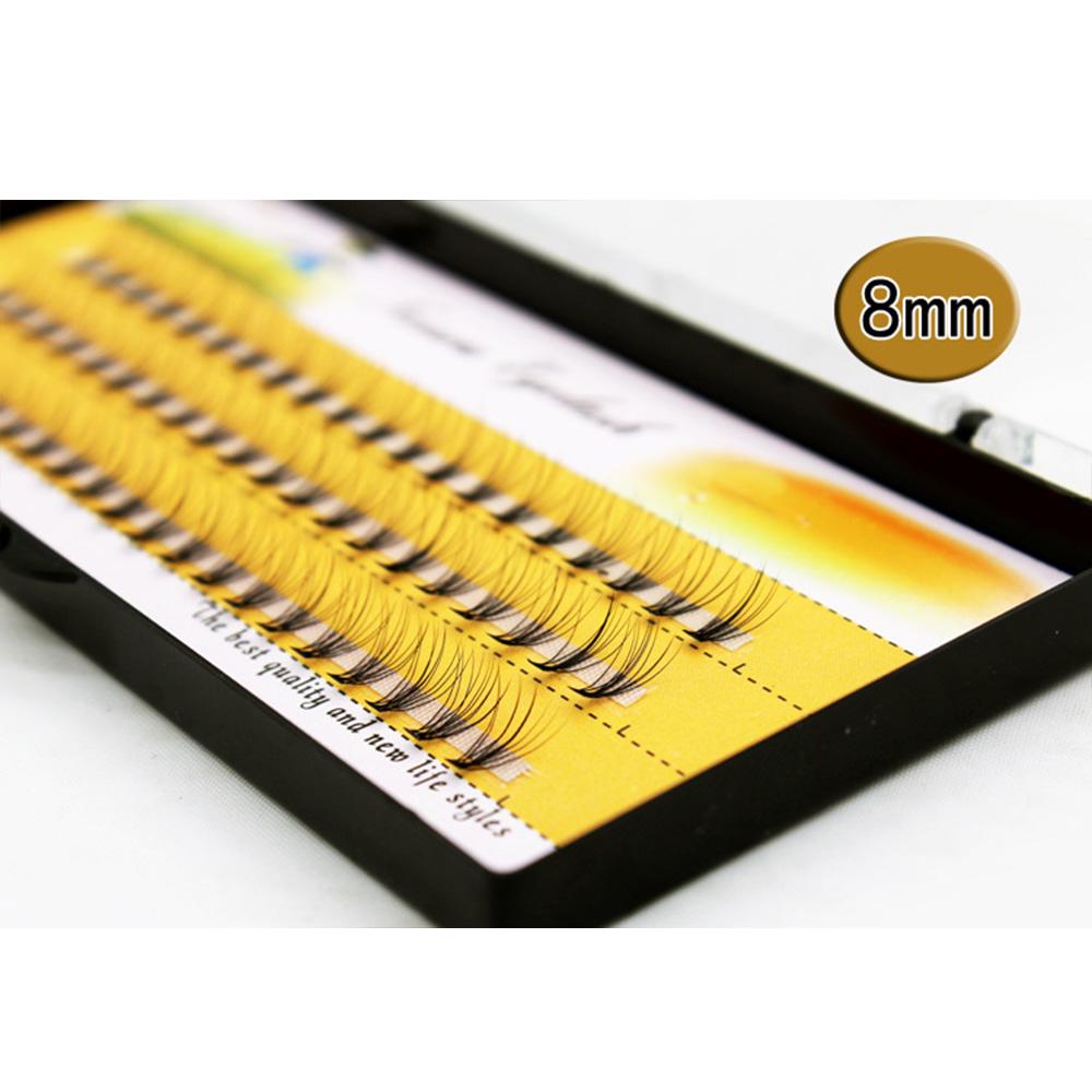1 Set 3D Individual Cluster Fake Lashes Strip Eyelashes Extension Permanent Soft Light False Eyelash