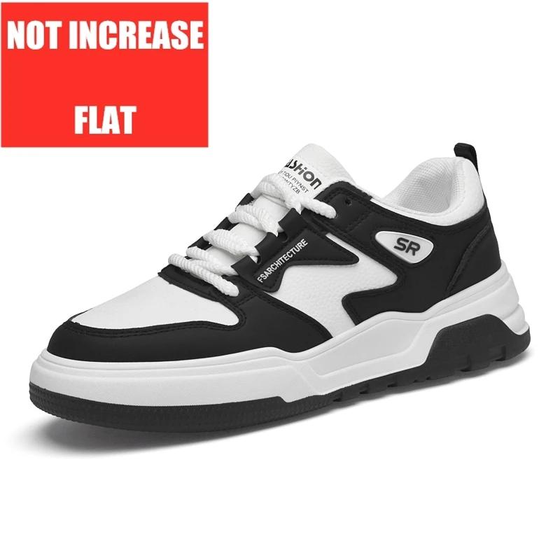 Удобная мужская обувь для увеличения роста, кроссовки для мужчин, плоская подошва / 6 см, скрытый каблук, спортивная мода, внутренняя обувь для увеличения роста