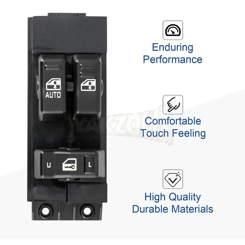 For Chevrolet Silverado GMC Sierra Left Electric Power Window Switch Lifter Control Button 15054161 15753934 Car Accessories