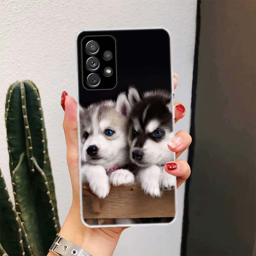 Siberian Husky Dog For Samsung Galaxy A16 A15 A14 A13 A56 A55 A54 A53 Phone Case A36 A35 A34 A33 A26 A25 A24 A23 A05S A04S A03S