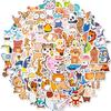 100 Small Size Cartoon Animal Stickers Not Repeat Laptop Water Cup Graffiti Stickers