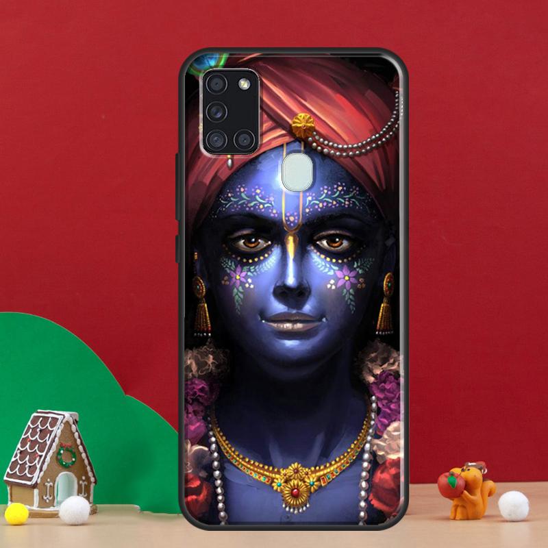 Indian God Lord Krishna Cover For Samsung Galaxy A54 A34 A14 A32 A12 A22 A52 A72 A13 A33 A53 A50 A52S A51 A71 Back Case