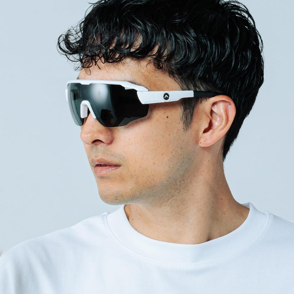 Afit Спортивные солнцезащитные очки Поляризованные солнцезащитные очки FIT MASTER Создайте свою идеальную посадку Дымчатые мужские белые/поляризованные AF-808-C3