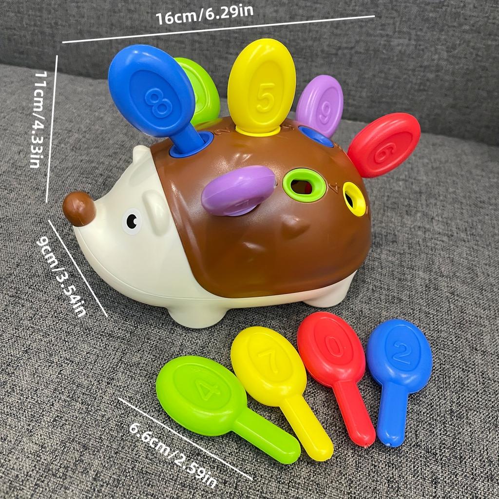 Цветные игрушки-ежики для малышей - развивают координацию рук и глаз, навыки решения проблем и критическое мышление