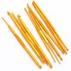 Aluminum Crochet Needles Gold Knitting Needles New Double End Crochet Hooks  DIY Sewing Accessories