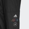 adidas Тканые спортивные брюки с эластичными манжетами, женские брюки, черные HA3630