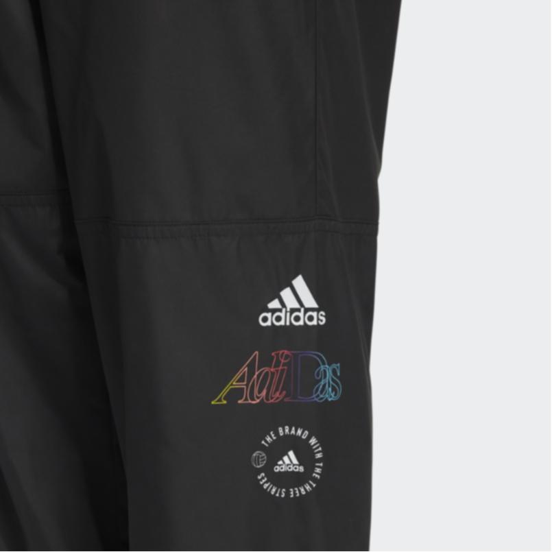 adidas Тканые спортивные брюки с эластичными манжетами, женские брюки, черные HA3630