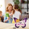 Butterfly Shaped Acrylic Plaque 10cm Spanish Design Mother's Birthday Mother's Day Gift for Daughter Son Beautiful Home Decor