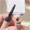 Hot Sale Eyebrow Pencil Eyebrow Paste Eyebrow Gel Long Lasting Waterproof 2 In 1 Eyebrow Paste Gel with Eyebrow Brush Eyebrow Makeup Eyebrow Print