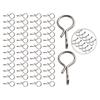 Premium Fly Fishing Snap Quick Change Connect for Flies Hook Lures Set of 50pcs