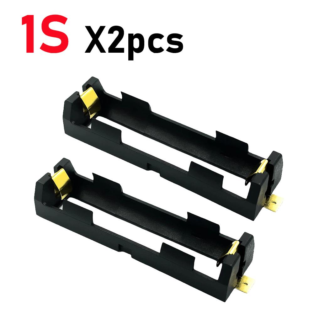 18650 SMT Battery Holder Battery Holder Clip Storage Case With Bronze Pins Rechargeable Battery Storage Box SMT 1X 2X 3X 4X