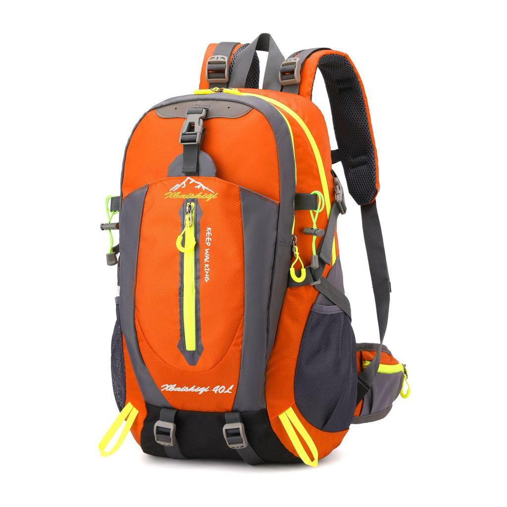 Men's Water-Resistant Outdoor Hiking and Camping Backpack