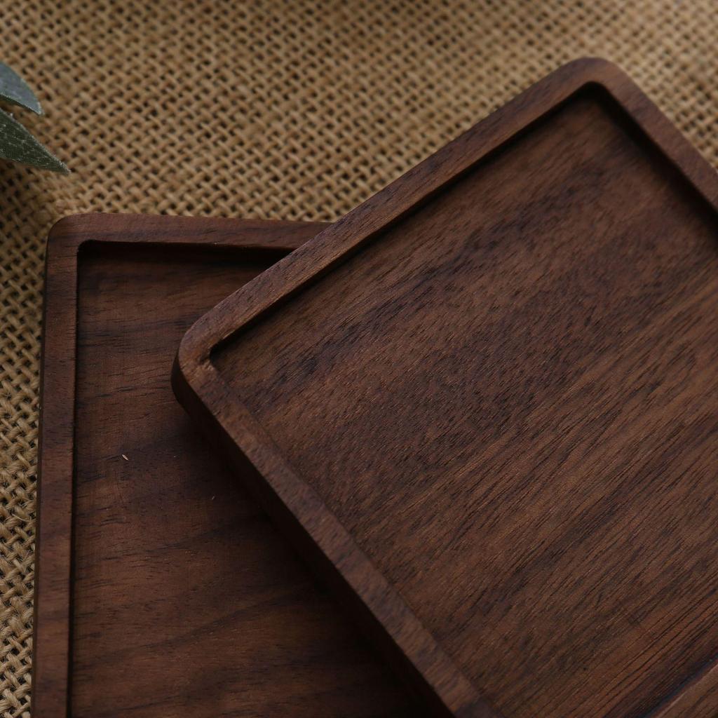 Креативный деревянный держатель для чашки и подставки под чай – изоляционная прокладка из бука и коврик из ореха