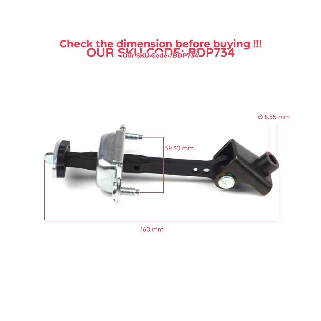 BDP734 Front Left OR Right Door Hinge Stop Check Strap Limiter for Ford Transit Connect MK1 Tourneo 2002-2013 2T1AV23500AD 