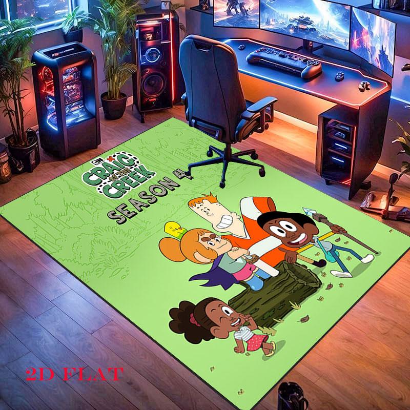 Creek Tales Carpet Rug for Living Room Bedroom Home Sofa Decoration,Kids play Nonslip Floor Mat