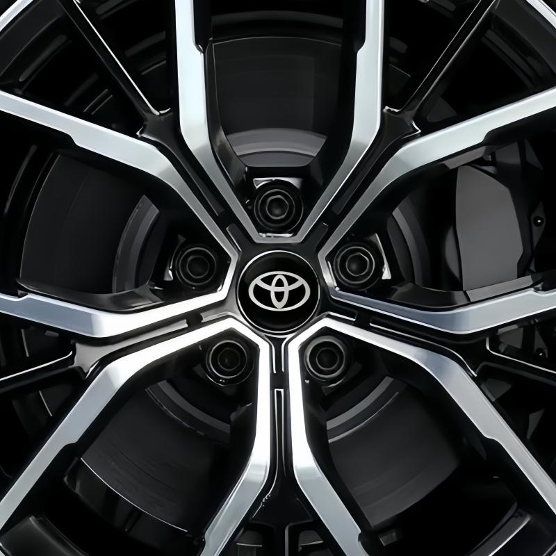 56 мм Алюминиевый сплав Логотип Колпачок ступицы колеса Наклейка значка Для Toyota Prado Rav4 Yaris Hilux Prius Corolla Camry Аксессуары