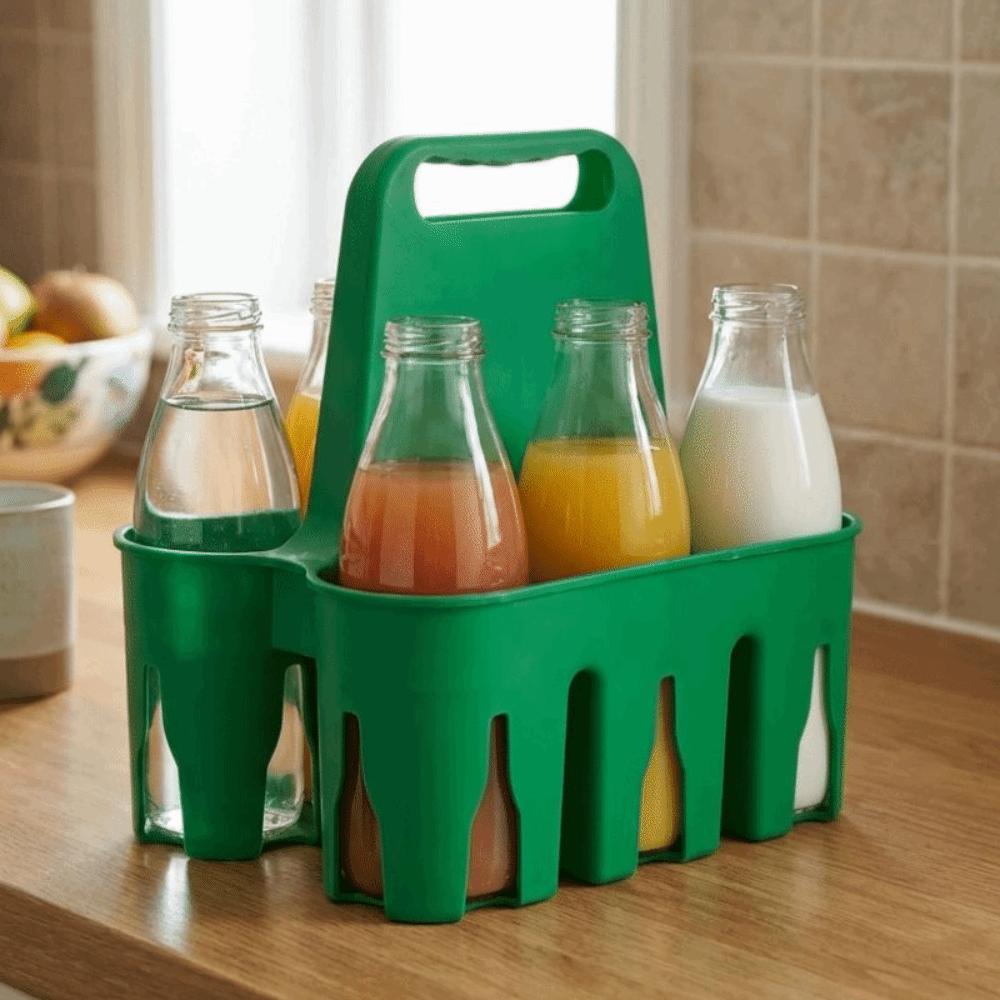 Cup Organizer Beer Bottle Carrier 6 Pack Capacity Water Bottles Carrier  Barbecue