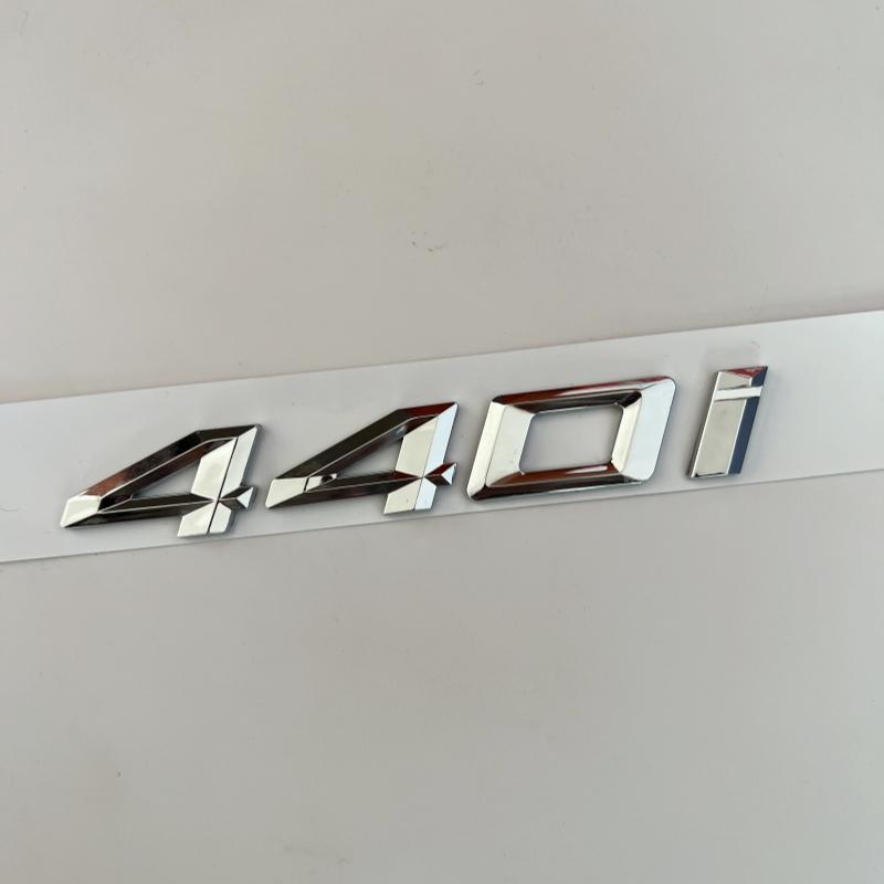 Car 3D ABS Trunk Letters Logo Badge Emblem Styling Decals Sticker For BMW 4 Series 420i 425i 428i 430i 435i 440i F30 F32 F33 F36 ag2