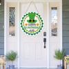 2D Плоская 20 см шляпа ко дню Святого Патрика, деревянная настенная подвеска, декор - автомобильный воздушный шар, универсальная праздничная деревянная подвеска, украшение для дома, приветственный знак, декор для вечеринки
