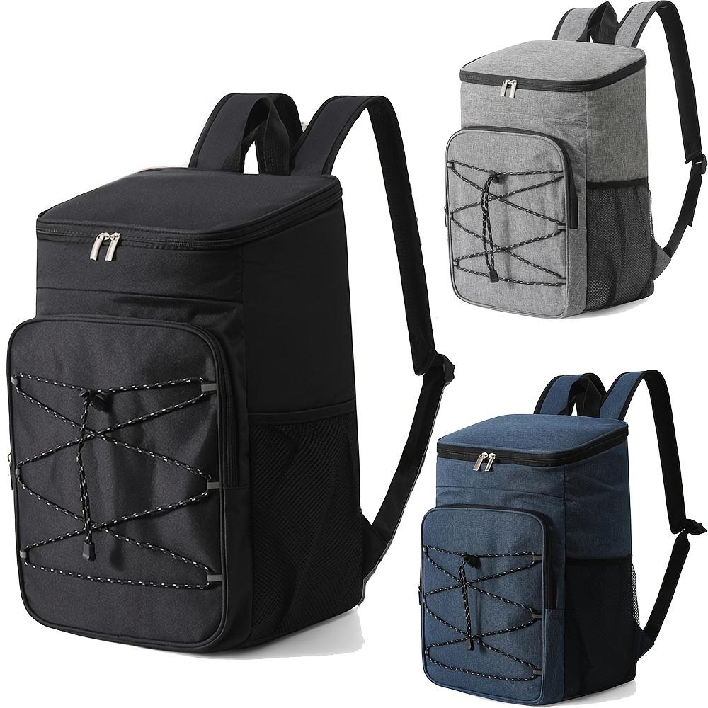 Large Capacity Insulated Backpack,Lunch Bag, for Camping, Picnics and Travel, Multiple Compartments, Adjustable Shoulder Strap