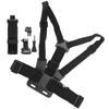 Adjustable Phone Clip Holder with Chest Strap Fixation Bracket for Sport Camera Mobile Phone
