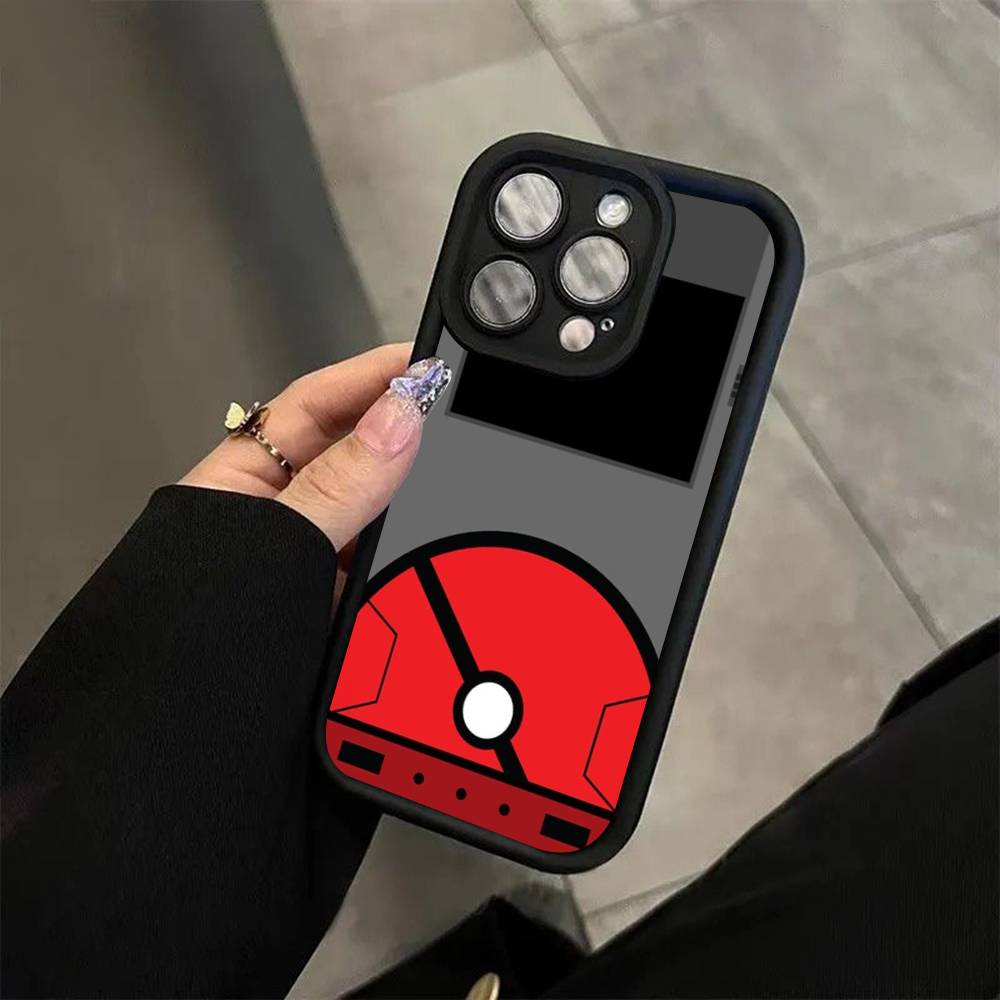 Pokedex Alt For iPhone 17 16 15 14 13 12 11 Pro Max Plus Black Full Coverage Soft Funda Silicone Cover