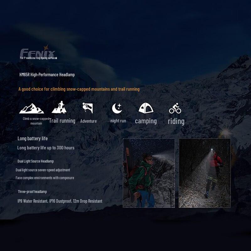Fenix HM65R Rechargeable Trail Running Headlamp