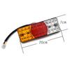 3 цвета светодиодный водонепроницаемый задний фонарь стоп-сигнал заднего хода для мотоцикла 12 В