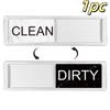 Magnetic Indicator Sign Clean Dirty Magnet Dishwasher Refrigerator Acrylic Sign for Hotel Room Door Decoration Kitchen Supplies
